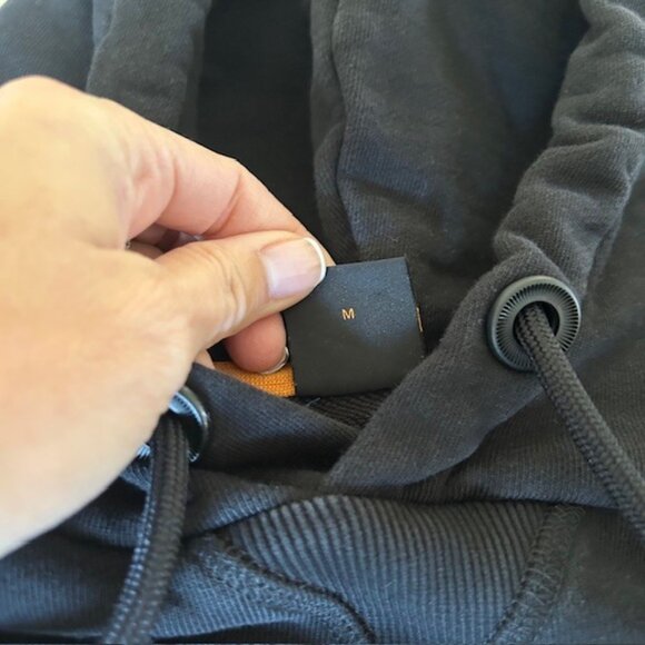 BOSS Wecolour Fleece Logo Hoodie Black - Picture 3 of 4